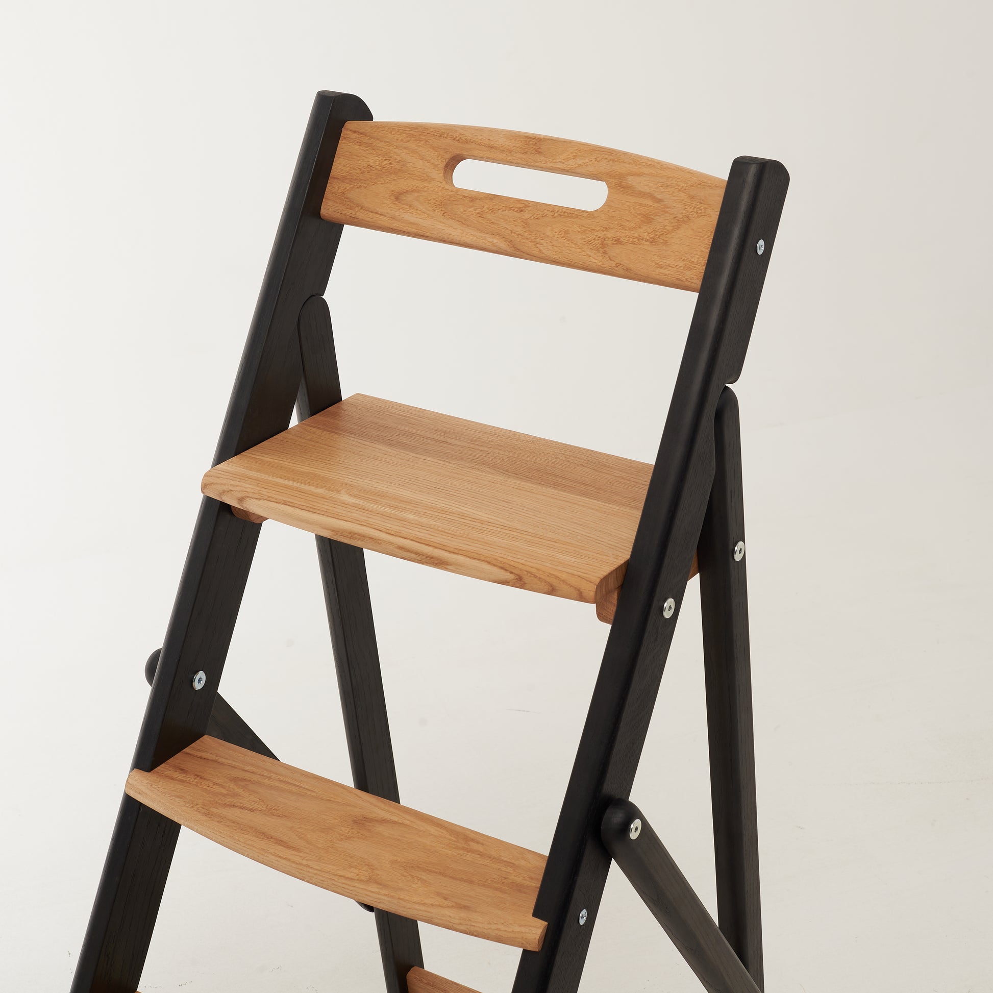 Close-up of handmade oak wood grain texture