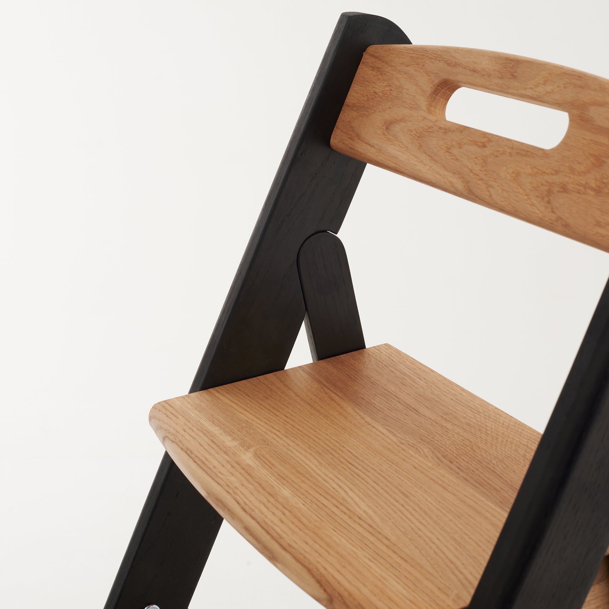 Close-up of handmade oak wood grain texture