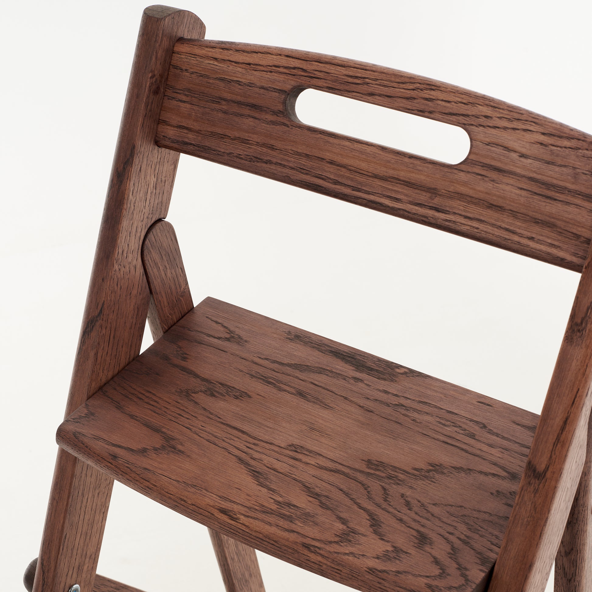 Close-up of handmade oak wood grain texture