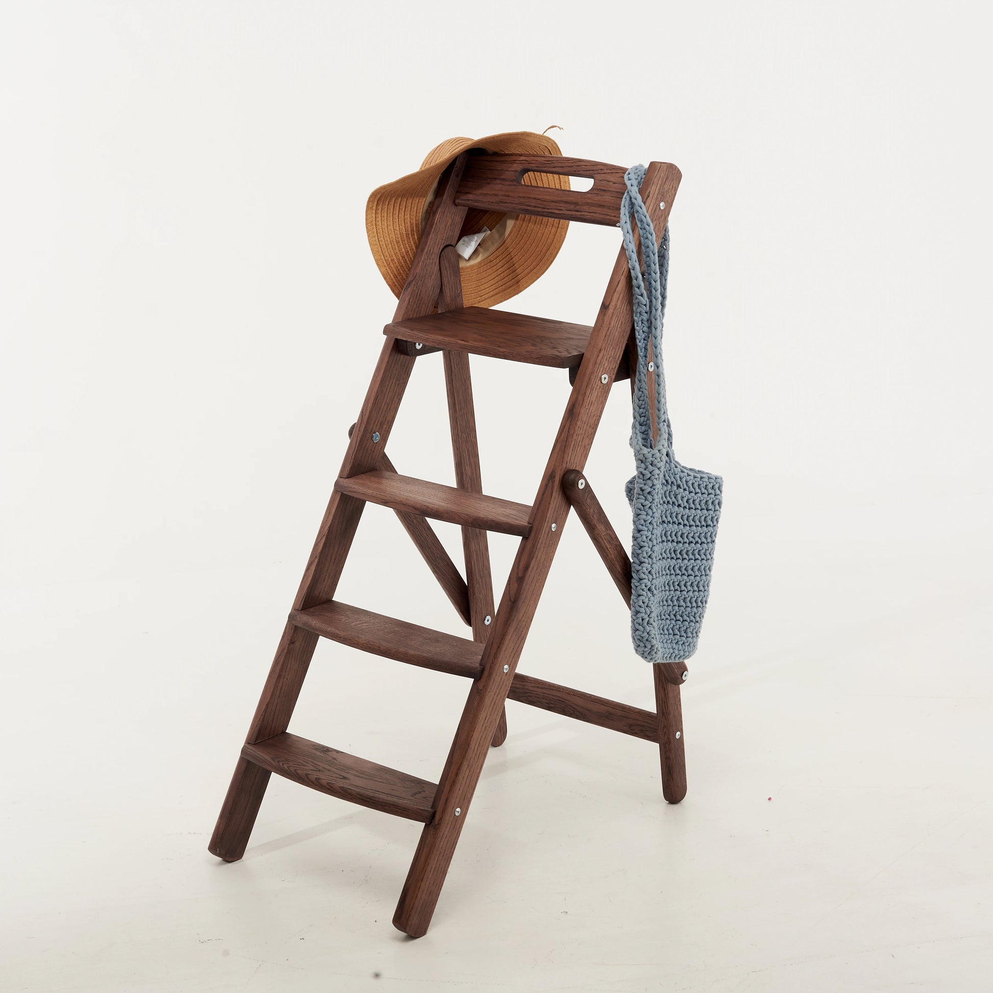 wooden decorative ladder