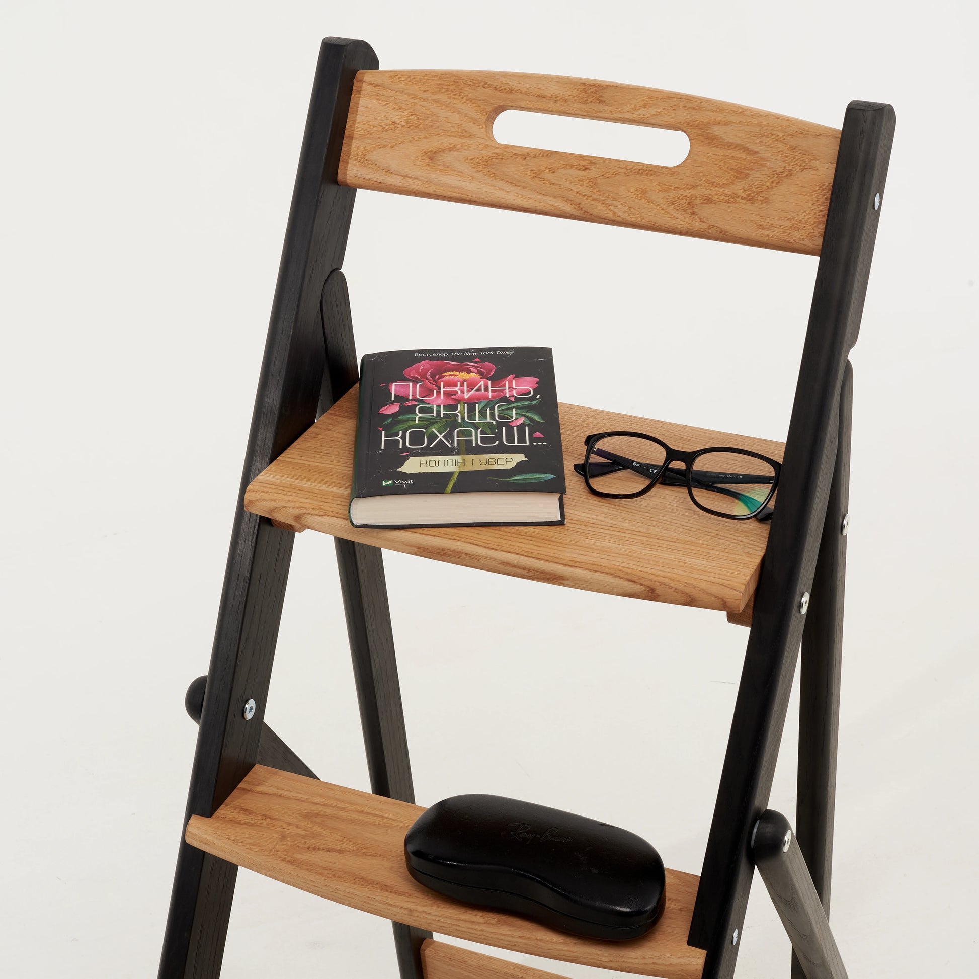 oak ladder for modern interiors