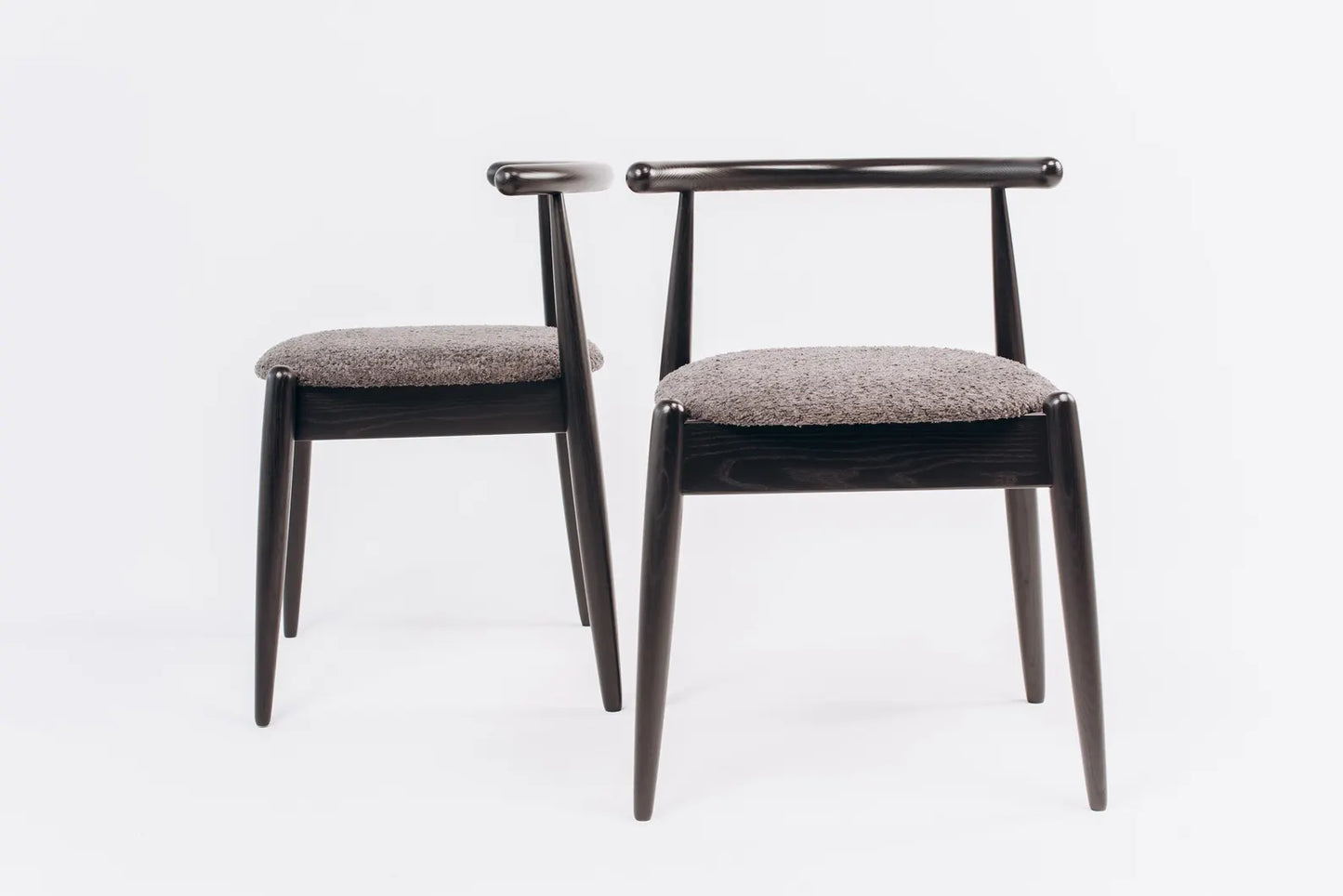 Black Handmade oak chair suitable for living room or office