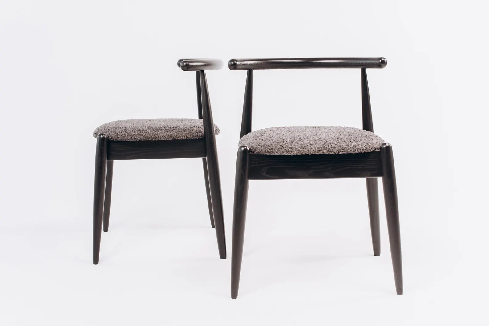 Black Handmade oak chair suitable for living room or office