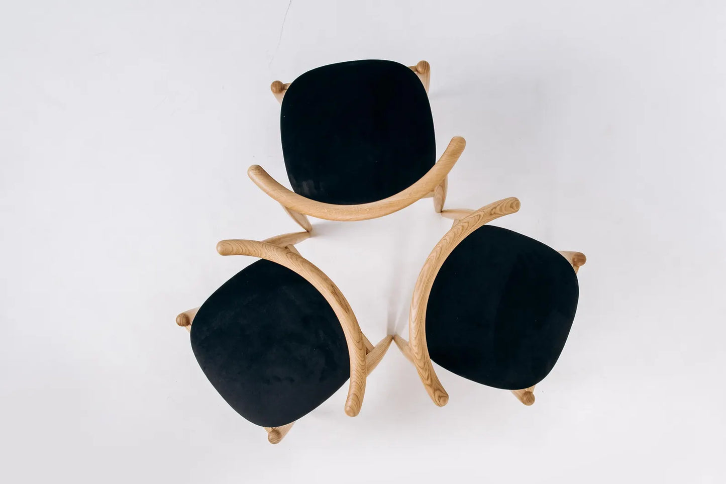 Dining room set featuring Koloda solid oak chairs