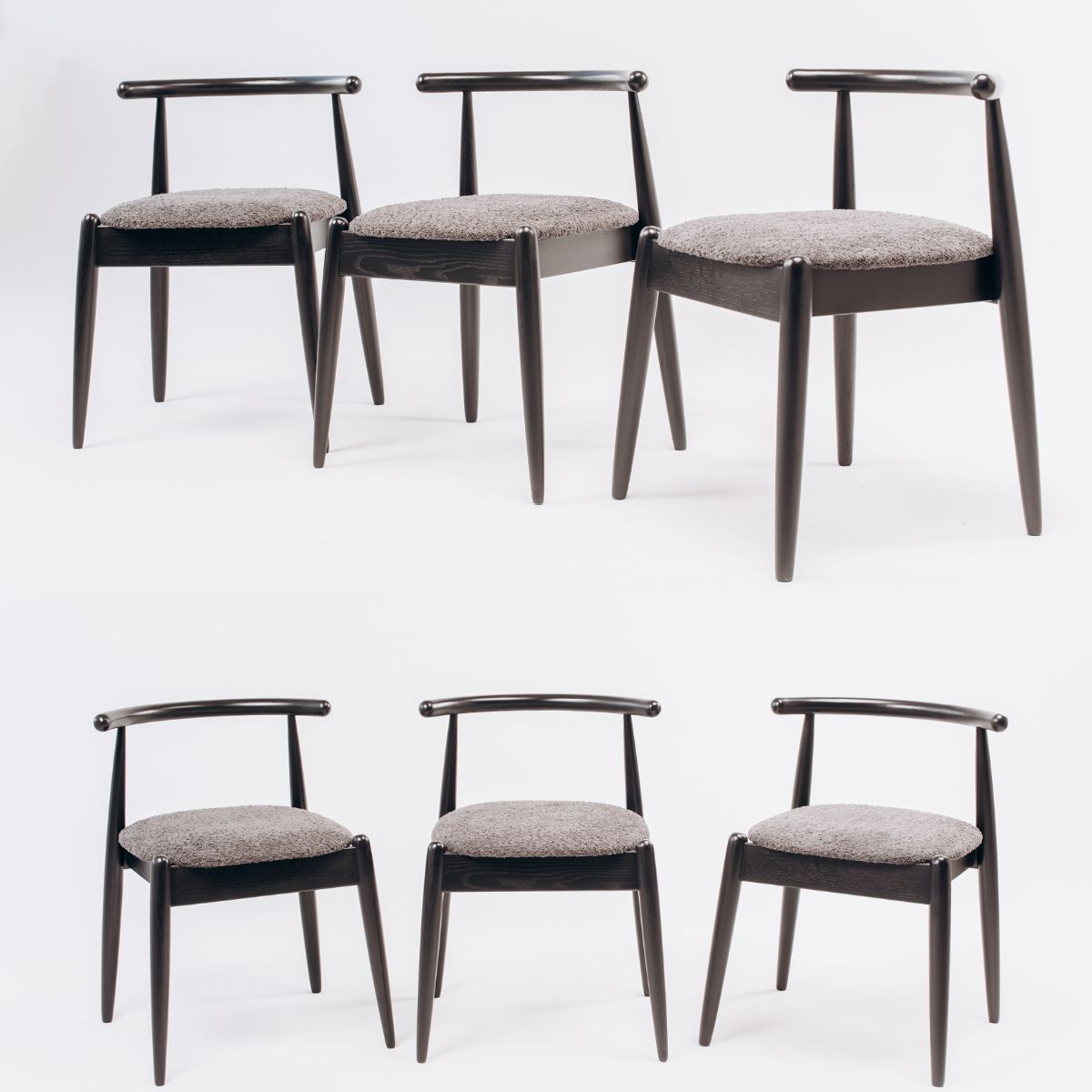 Oak Dining Chair KIBA | Handmade Scandinavian Chair with Soft or Hard Seat