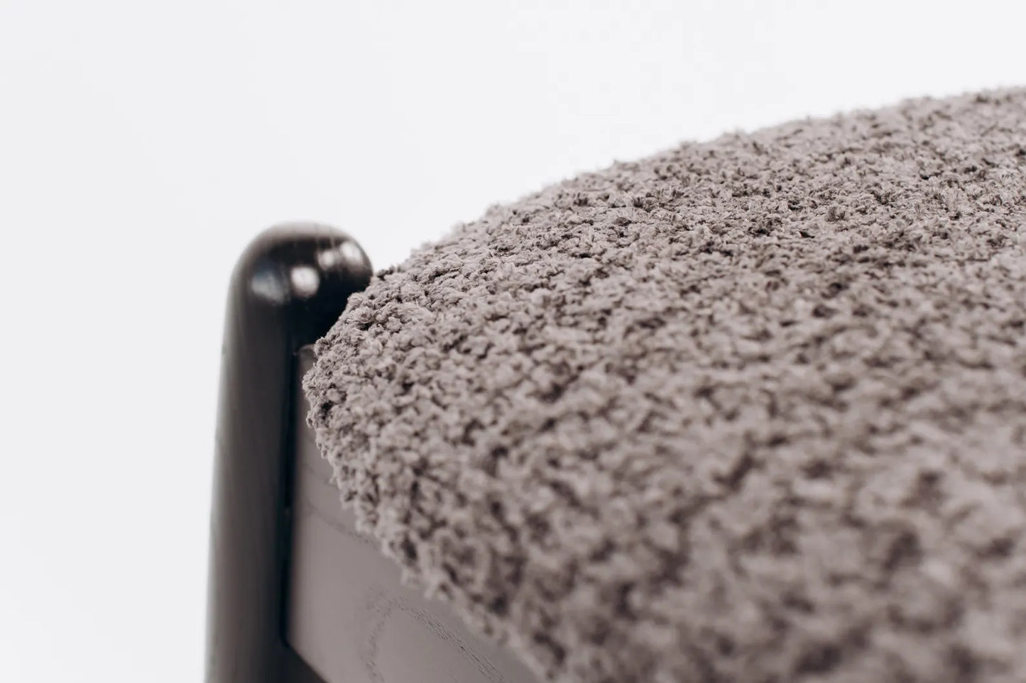 Modern oak armchair with premium fabric upholstery