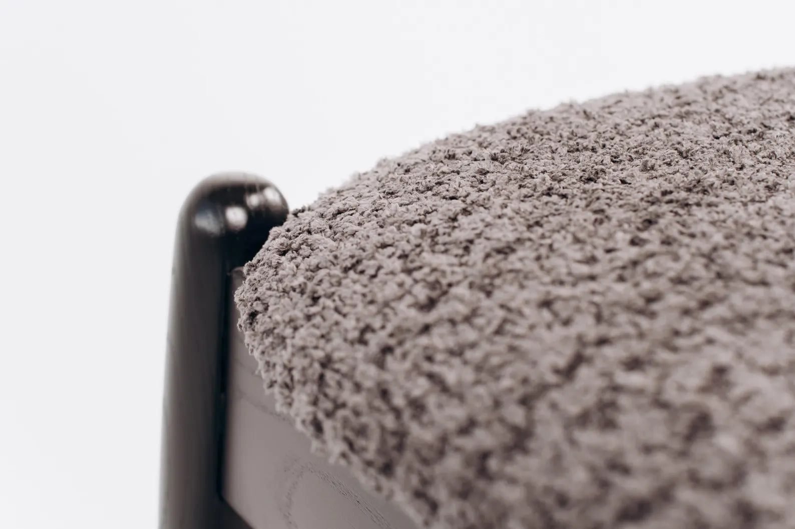 Modern oak armchair with premium fabric upholstery