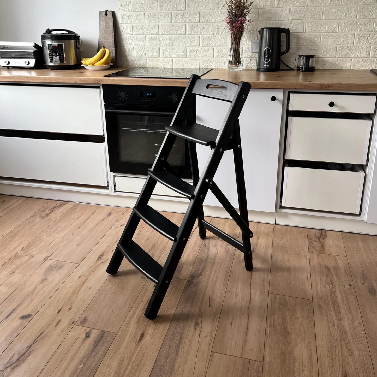 Black color ladder