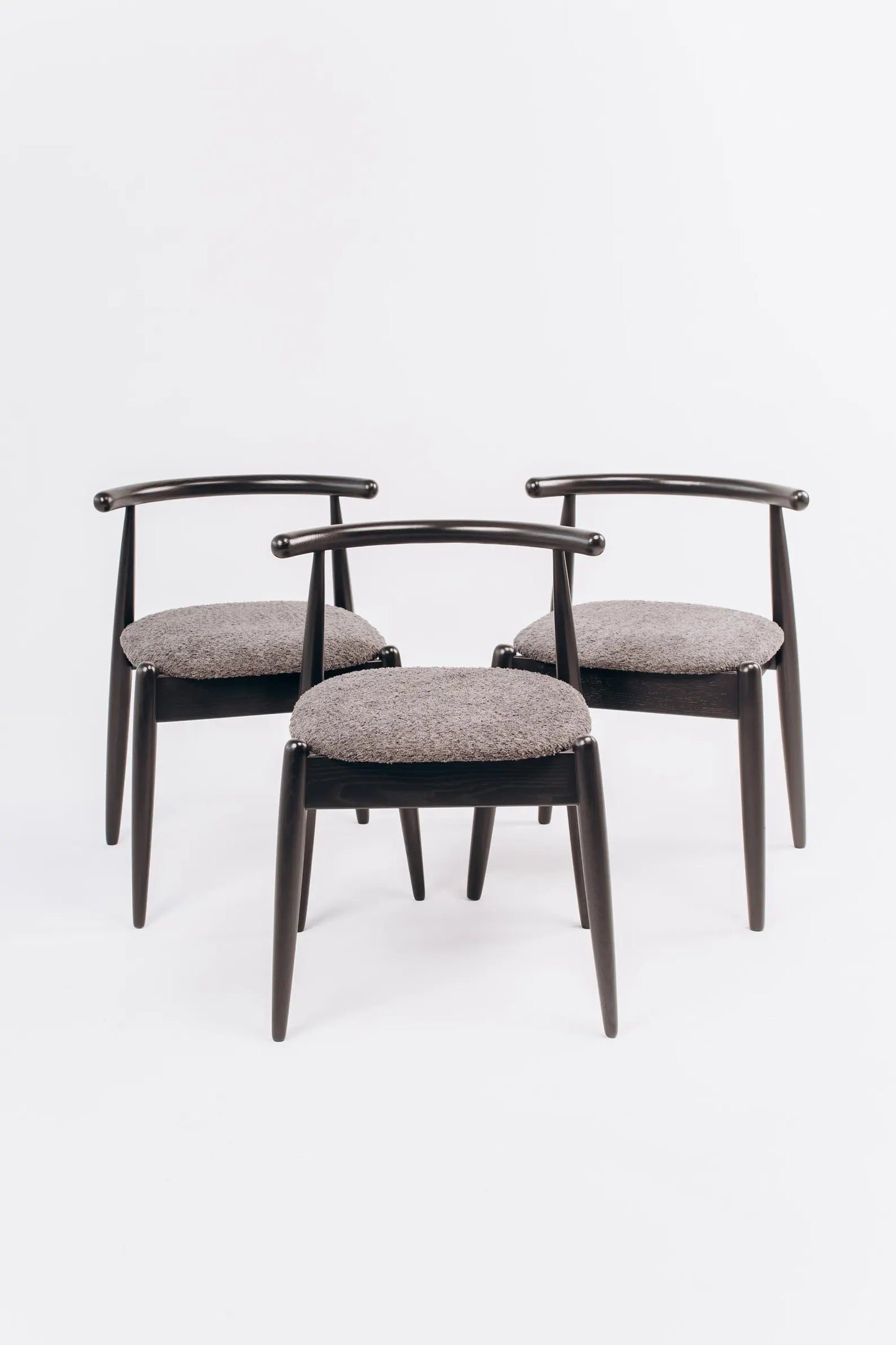 Handmade wooden chair with natural matte oil finish