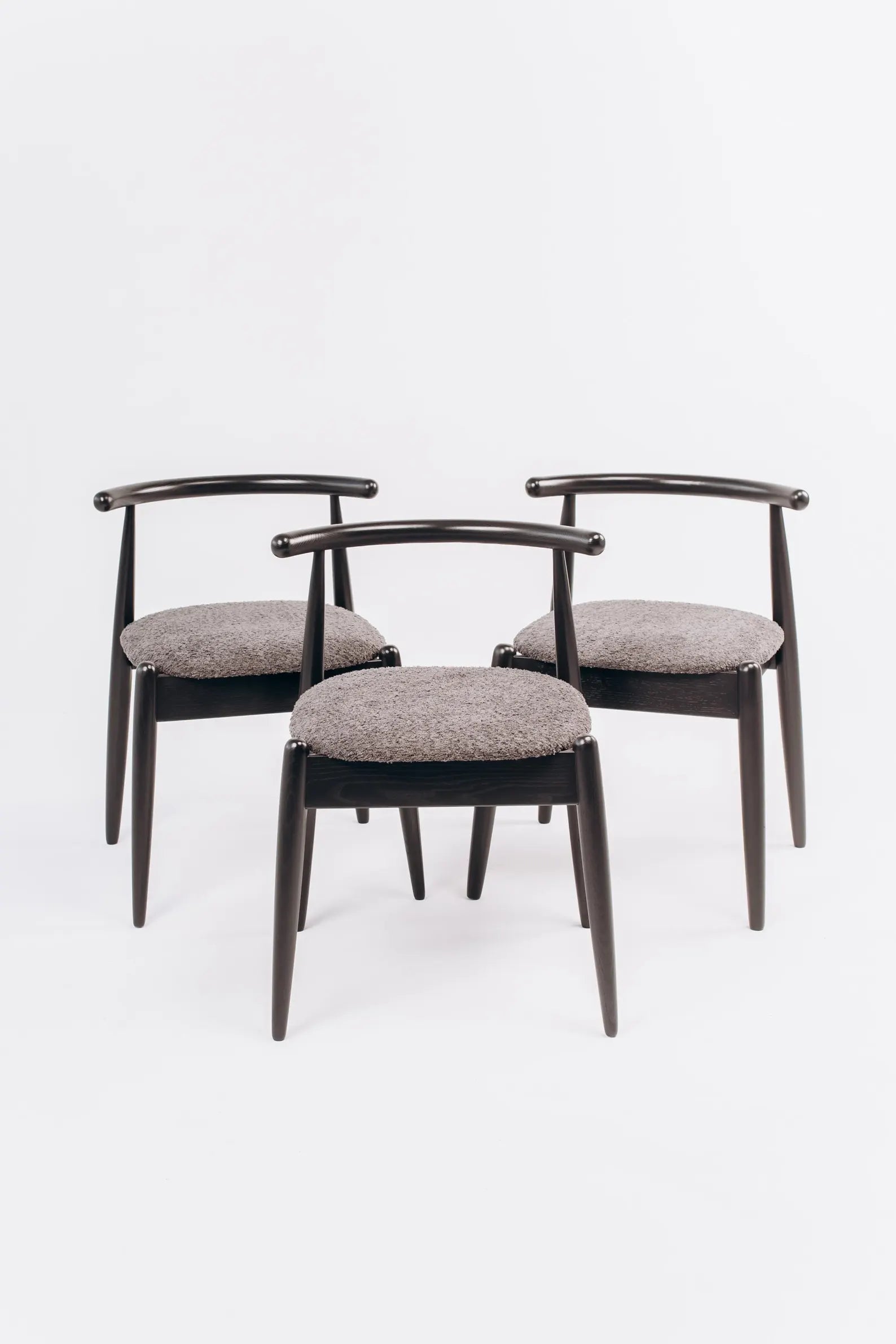 Handmade wooden chair with natural matte oil finish