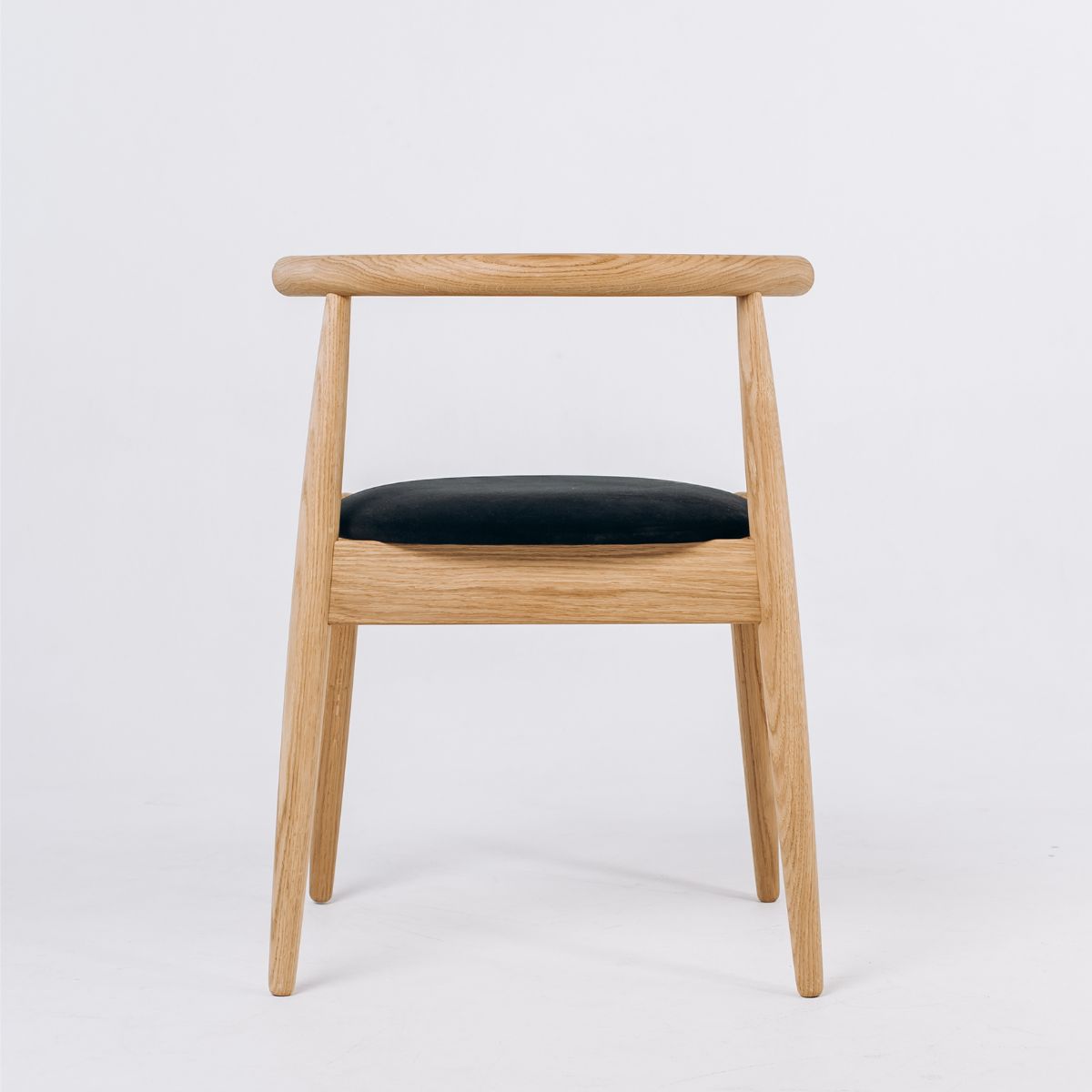 Oak Dining Chair KIBA – Scandinavian Chair with Soft or Hard Seat | Handmade Solid Oak Armchair by Koloda