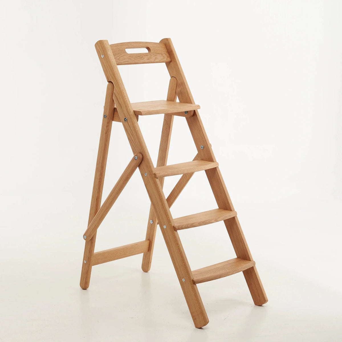 Mdf Step Ladder Folding wooden light oak step ladder – Koloda